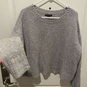 Gray sweater